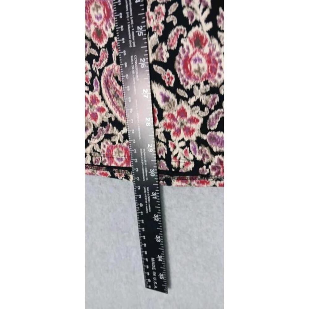 J Jill Wearever Collection Long Sleeve Boat Neck Blouse Womens Size XL Pink And - Picture 8 of 12